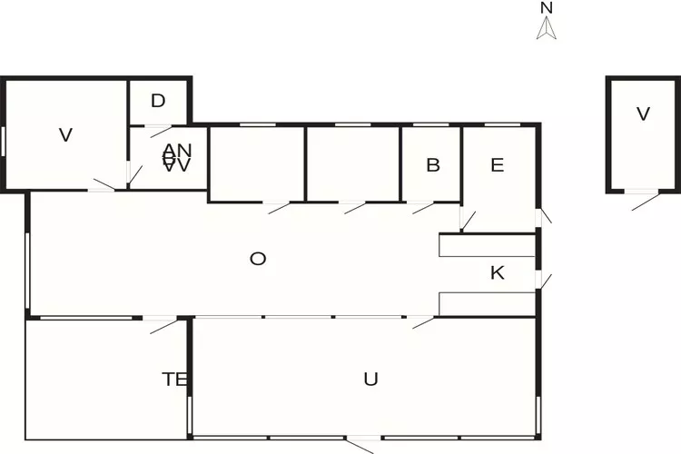 4 sterren vakantie huis in Hadsund-By Traum-Plattegrond