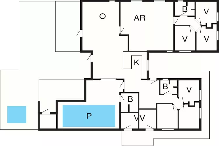 Luxe retraite bij Hasmark -- By Traum Ferienwohnungen-Plattegrond