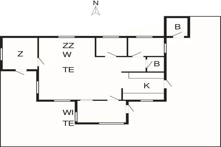 6 persoons vakantie huis in Struer-By Traum-Plattegrond