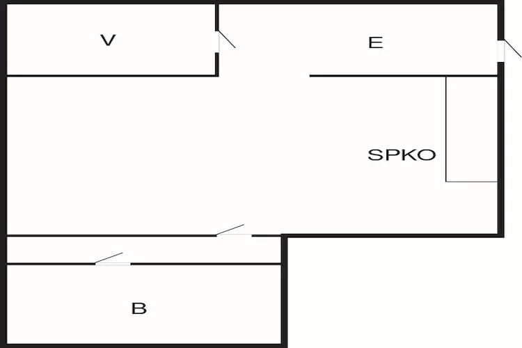 3 persoons vakantie huis in Flatraket-By Traum-Plattegrond