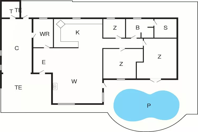 Zwembad & Sauna Trend -- By Traum Ferienwohnungen-Plattegrond
