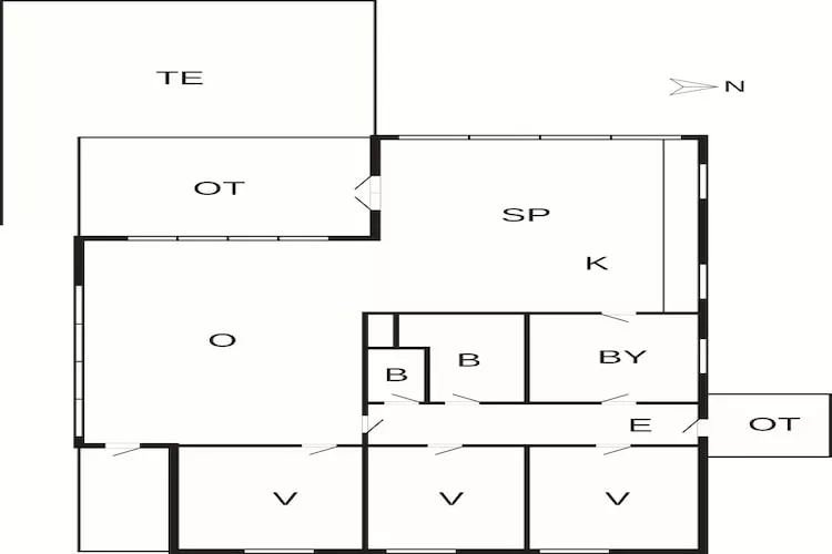 6 persoons vakantie huis in Gilleleje-By Traum-Plattegrond