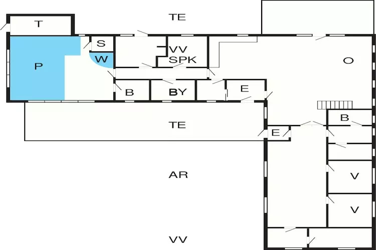 Schilderachtig Poolhuis -- By Traum Ferienwohnungen-Plattegrond