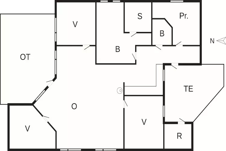 8 persoons vakantie huis in Humble-By Traum-Plattegrond