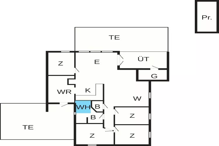 4 sterren vakantie huis in Hejls-By Traum-Plattegrond