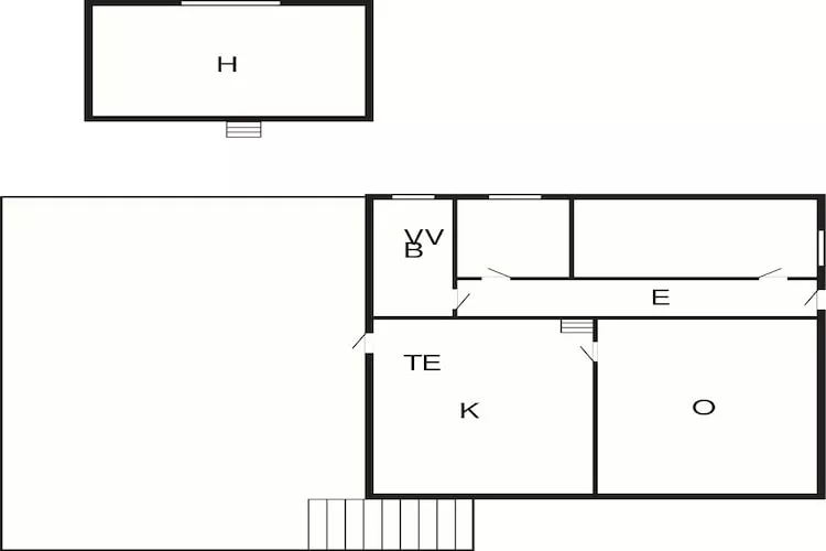 6 persoons vakantie huis in Grimo-Plattegrond
