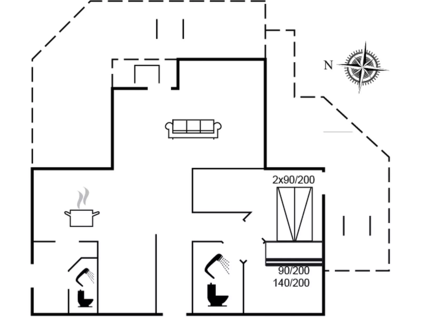 "Annrike" - 175m to the fjord-Binnen
