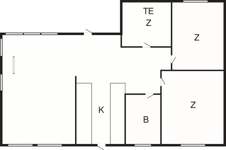 Sfeervolle huis bij strand -- By Traum Ferienwohnungen-Plattegrond