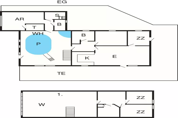 Zeezijde ontsnapping met uitzicht -- By Traum Ferienwohnungen-Plattegrond