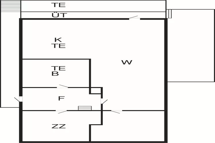 6 Personen vakantie huis in Rebbenes-Plattegrond