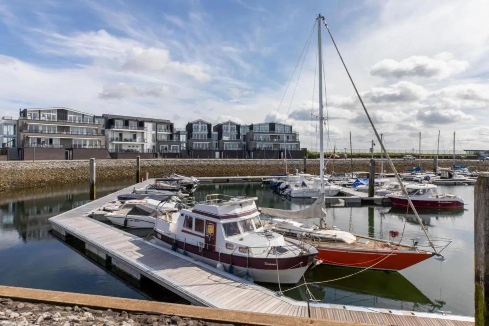 Luxe appartement Vista Maris - Havenweg 8-46  Sint-Annaland Oosterschelde-Gebieden zomer 20km