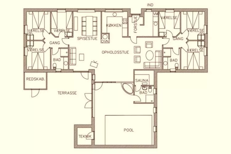 Luxe rietgedekte retraite -- By Traum Ferienwohnungen-Plattegrond