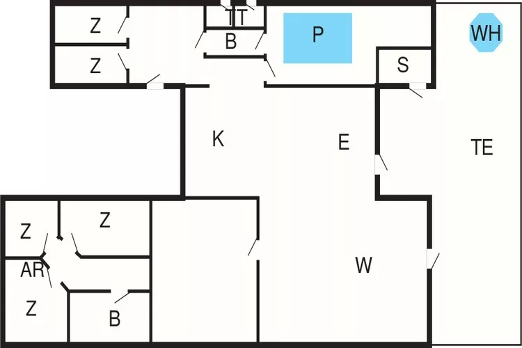 5 sterren vakantie huis in Dronningmølle-Plattegrond