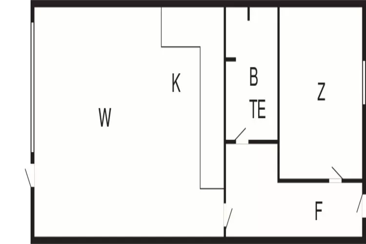 4 Personen vakantie huis in Glesborg-Plattegrond