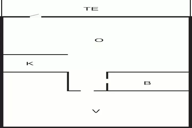 Apartment Syd Terasse-Plattegrond