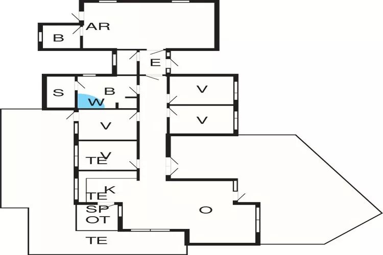 5 sterren vakantie huis in Løkken-Plattegrond