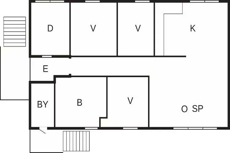 6 Personen vakantie huis in HOSTELAND-Plattegrond
