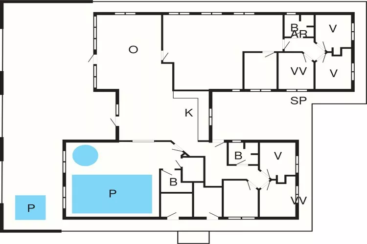 5 sterren vakantie huis in Ålbæk-Plattegrond