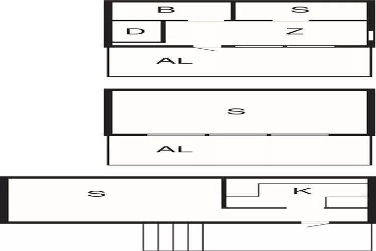 Sommarstuga Grand-Plattegrond
