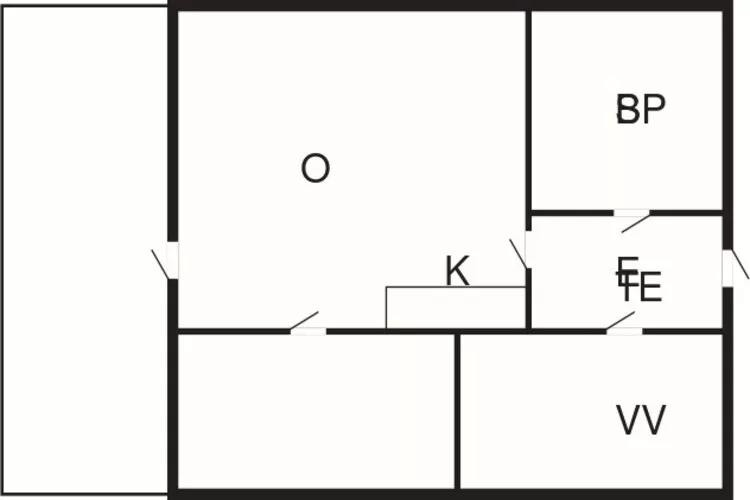 4+1 pers.Hus-Plattegrond