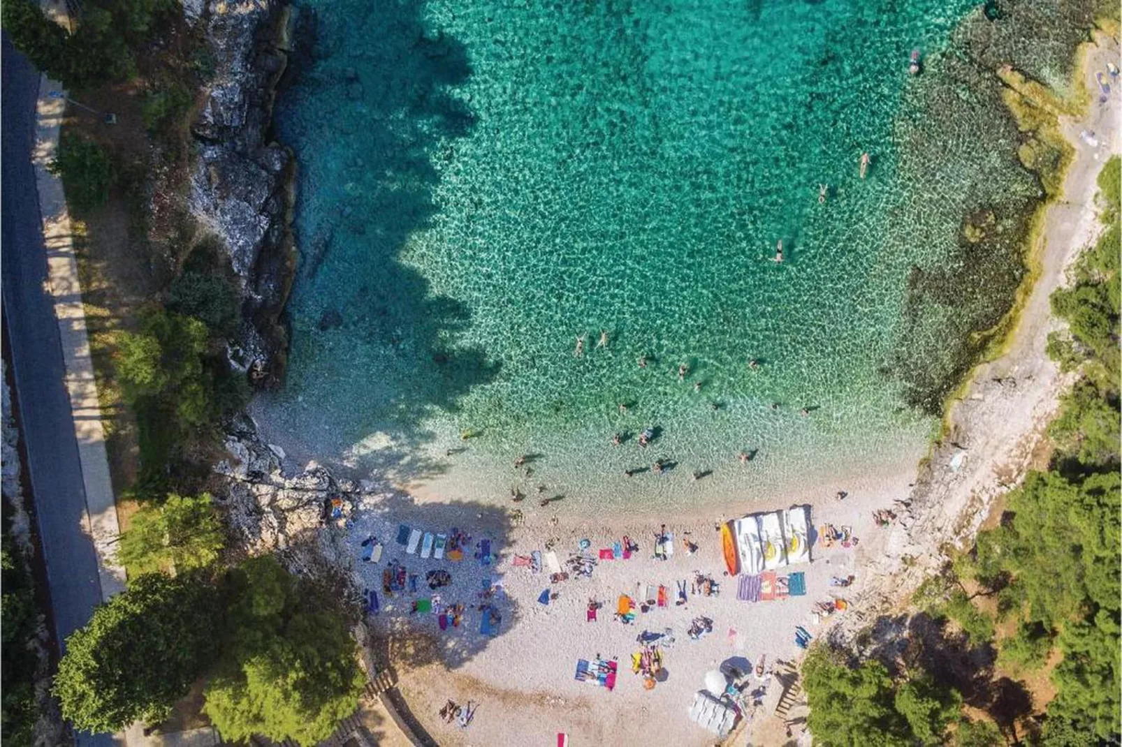Barbariga Beach Apartment-Gebieden zomer 20km