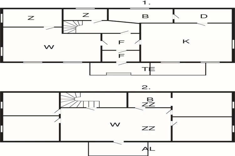 6 Personen vakantie huis in Gratangen-Plattegrond