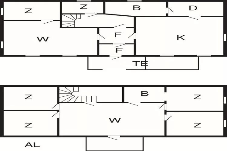 12 Personen vakantie huis in Vevelstad-Plattegrond