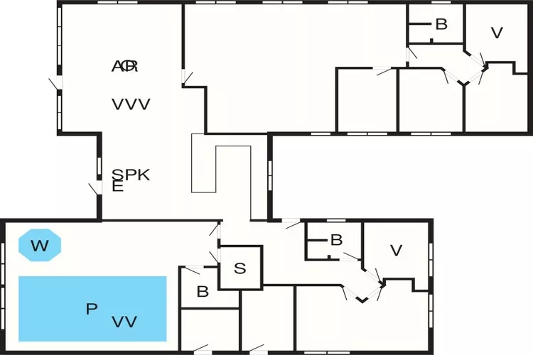 5 sterren vakantie huis in Ålbæk-Plattegrond