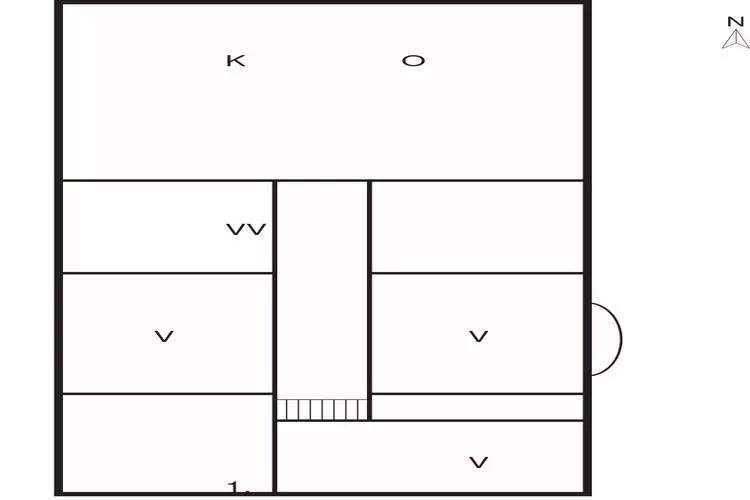4 sterren vakantie huis in Dybvad-Plattegrond