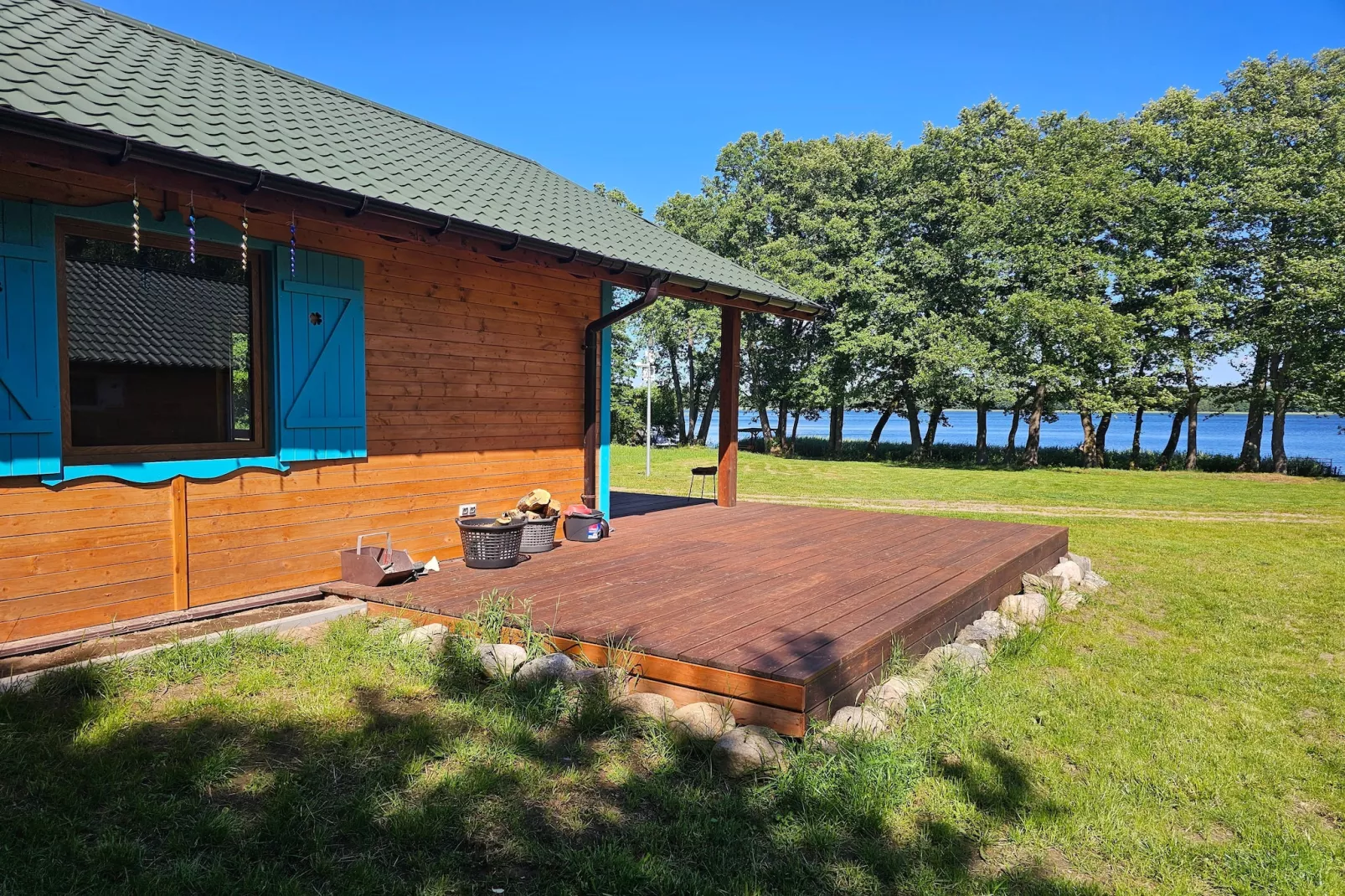 Domek wakacyjny NIEZAPOMINAJKA dla max 6 osób Grąbczyn-Terrasbalkon
