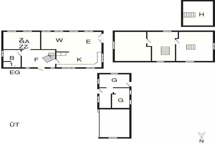 5 sterren vakantie huis in Løkken-Plattegrond
