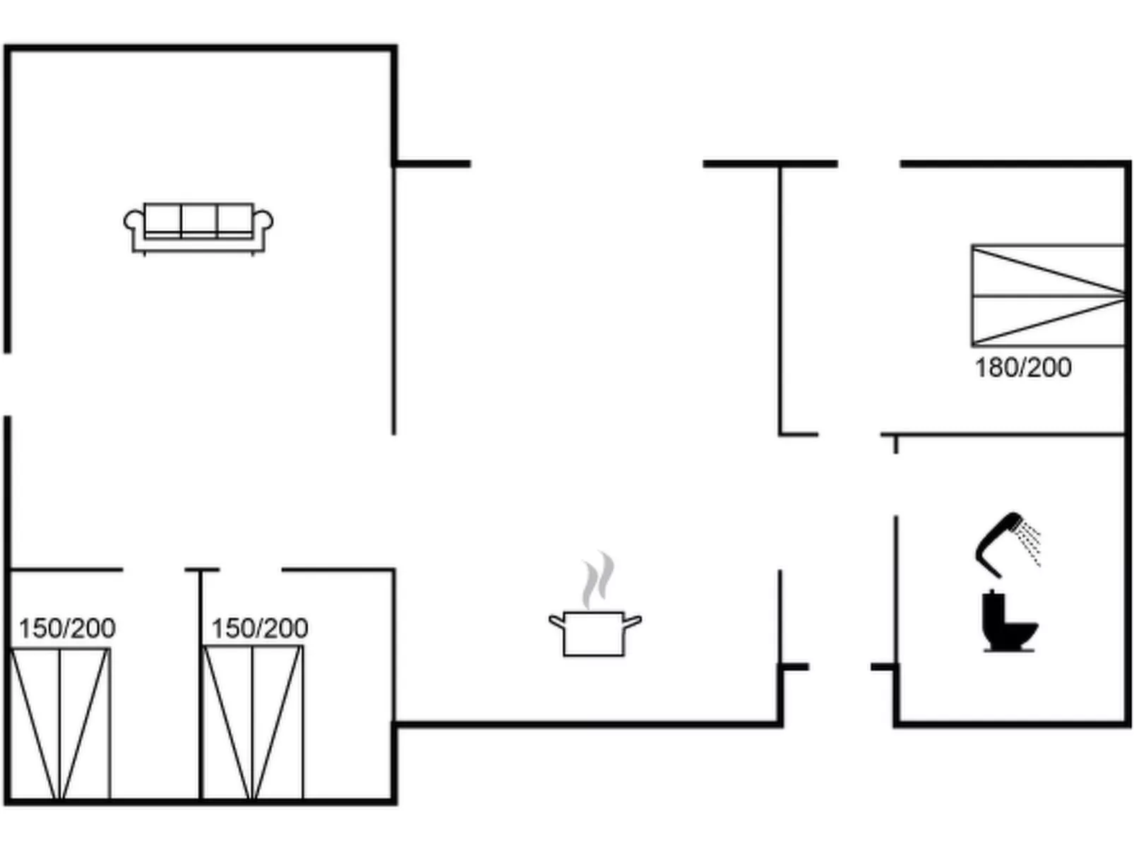 "Prohor" - 150m from the sea-Binnen