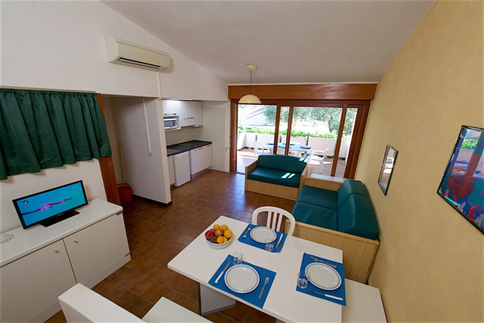 Residence Park Solemaremma 2-Zi-App Classic A BK/TE 30 qm-Woonkamer