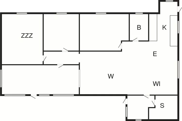 6 Personen vakantie huis in Ansager-Plattegrond