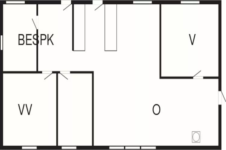 Rustig toevluchtsoord in Nr. Lyngby-By Traum-Plattegrond