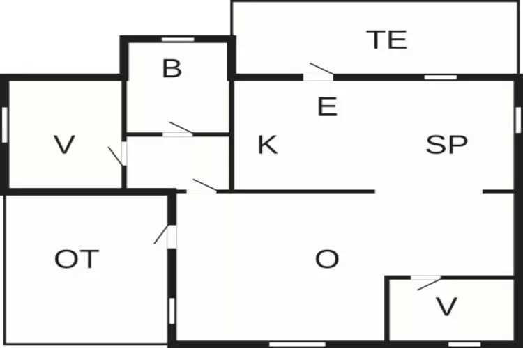 6 persoons vakantie huis in Hadsund-Plattegrond