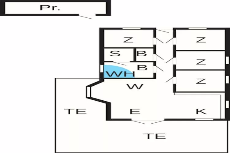 Moderne Oase in schilderachtig Lokken-By Traum-Plattegrond
