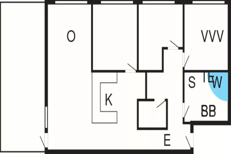 6 persoons vakantie huis in Ringkøbing-Plattegrond