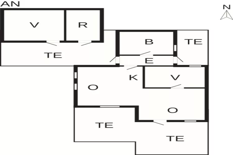 5 persoons vakantie huis in Lemvig-Plattegrond