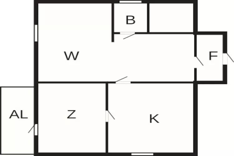4 persoons vakantie huis in GÖTENE-Plattegrond