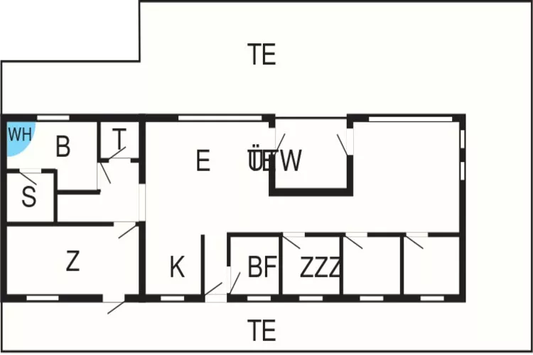 10 persoons vakantie huis in Hadsund-Plattegrond