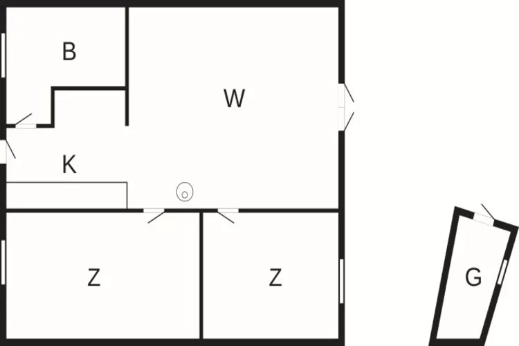 Kustplezier Toevluchtsoord-By Traum-Plattegrond