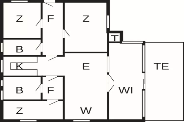 5 persoons vakantie huis in Ålbæk-Plattegrond