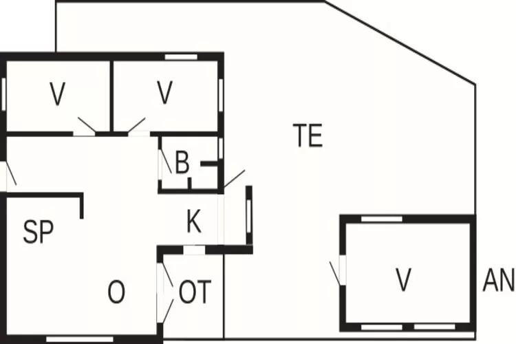 6 persoons vakantie huis in Fanø-Plattegrond
