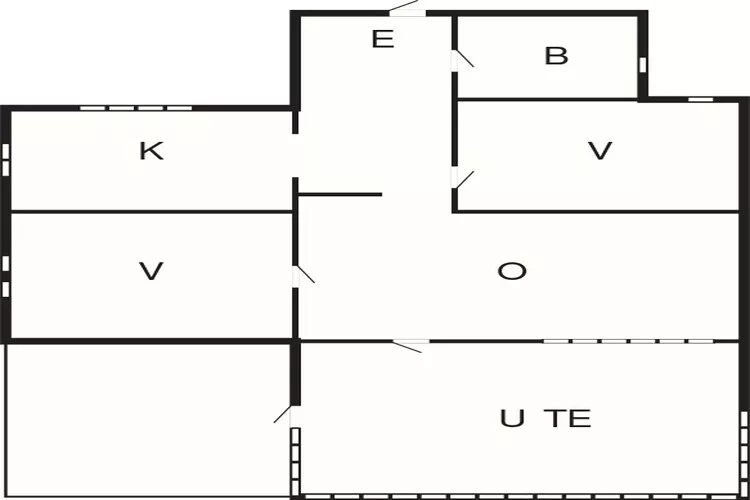 5 persoons vakantie huis in Uddevalla-Plattegrond