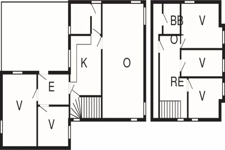 Kusttoevlucht in Hvalpsund-By Traum-Plattegrond