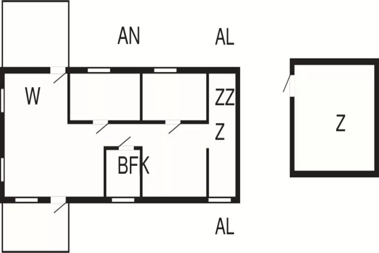 Schilderachtig huisje aan het meer-By Traum-Plattegrond