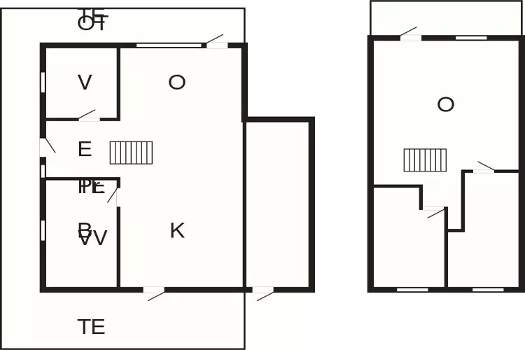 6 persoons vakantie huis in Ebeltoft-Plattegrond