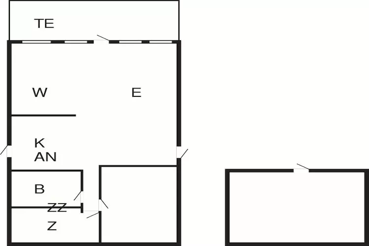 6 persoons vakantie huis in Frørup-Plattegrond