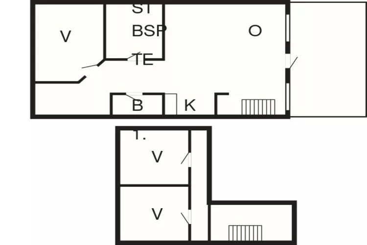 Apartment In STRANDVEJEN Denmark-Plattegrond